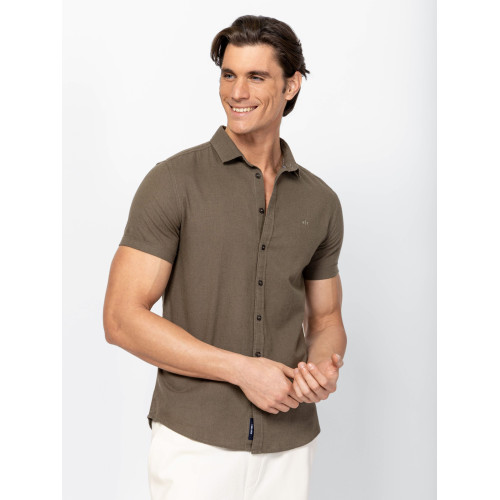 Heavy Tools REEVAS26 Férfi Ing Khaki