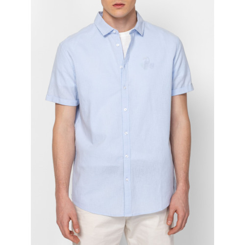 Heavy Tools REEVAS26 Férfi Ing Aqua