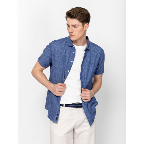 Heavy Tools REEVAS26 Férfi Ing Indigo