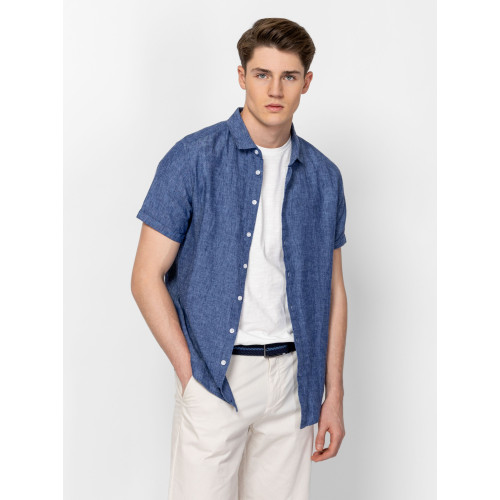 Heavy Tools REEVAS26 Férfi Ing Indigo