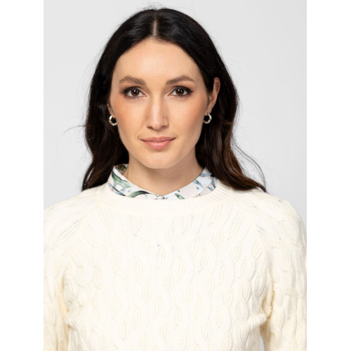 Heavy Tools HAVA Női Pulóver Ecru